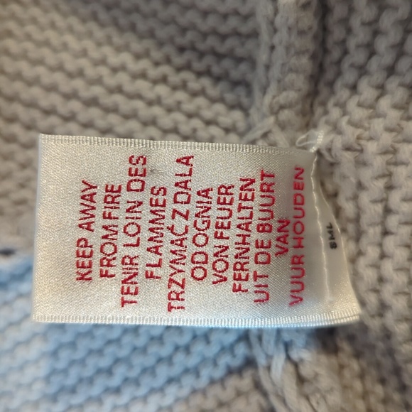 Max Studio baby Jacket Bunny Hooded Carrot snap closure Sweater Size 12 months - Picture 6 of 7